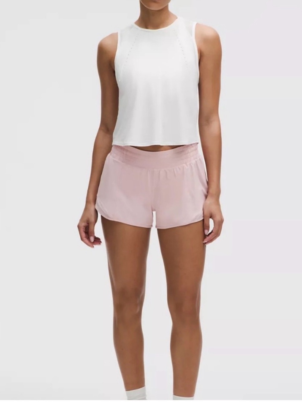 Lululemon High Rise Hotty Hot 2.5 Pink Haze Shorts